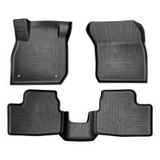 TAPETE TIPO BANDEJA 4P PRETO MOD. VW TCROSS 19> (5 PEÇAS)