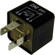 RELE AUXILIAR 12V 40A 4 TERMINAIS INVERTIDO UNIVERSAL SEM SUPORTE
