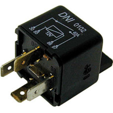 RELE AUXILIAR 12V 40A 4 TERMINAIS COM SUPORTE UNIVERSAL