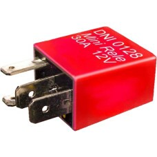 RELE MINI AUXILIAR 30A 4 TERMINAIS  FIAT,GM,HYUNDAI