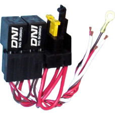 2 MINI RELE 24V 40A C/ SOQUETE, CHICOTE, FUSIVEL, 4 TERMINAIS