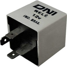 RELE TEMPORIZADOR DE VIDRO ELETRICO FORD 12V 4 TERM. SEM SUPORTE