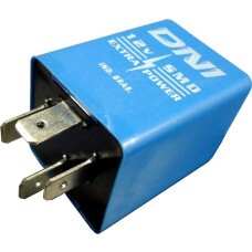 RELE DO PISCA 12V 500W UNIVERSAL 4 TERMINAIS CARCAÇA DE ALUMINIO