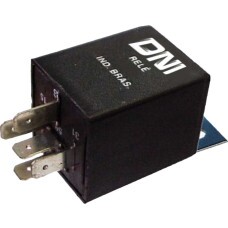 RELE FAROIS 24V  ACENDEM APOS PARTIDA 5 TERM. COM SUPORTE