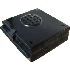 CAMPAINHA ELETRONICA PARA ONIBUS E CAMINHOES 12V COM SUPORTE QUADRADA