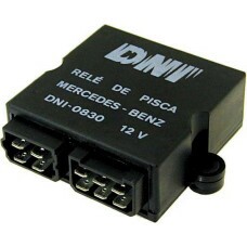 RELE DO PISCA CAMINHAO MBB 83> 12V 10 TERMINAIS NEGATIVO NO SOQUETE