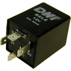 RELE DO PISCA 12V MBB,VW,FIAT,MARCOPOLO,AGRALE 4 TERMINAIS SEM SUPORTE