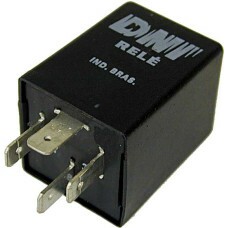 RELE DO PISCA 24V MBB,MARCOPOLO,JOHN DEERE,RANDON,VOLVO 4 TERMINAIS SEM SUPORTE