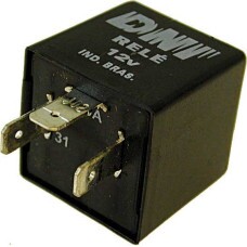 RELE PISCA 12V  3TERM S/SUP CANECA CURTA FORD/FIAT VW PEUGEOUT