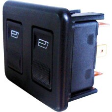 INTERRUPTOR DE VIDRO ELETRICOS  DUPLO UNIVERSAL LED VD 10 TERMINAIS