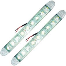 FAROIS AUXILIARES DE RODAGEM DIURNOS DAYLIGHT 09 LEDS 12V 2,7W