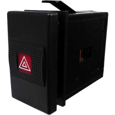 INTERRUPTOR DE LUZ DE EMERGENCIA 12V VW SANTANA/QUANTUM 1998/2006 08 TERMINAIS