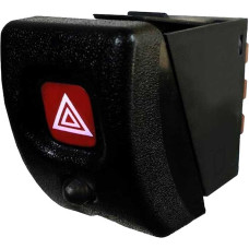 INTERRUPTOR DE LUZ DE EMERGENCIA COM LED 12V GM CORSA 1994 EM DIANTE