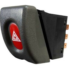 INTERRUPTOR DE LUZ DE EMERGENCIA CINZA 12V GM CORSA 2002 EM DIANTE