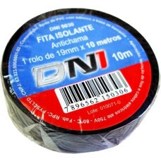 FITA ISOLANTE PRETO 10m x 19mm