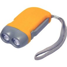 LANTERNA COM  2 LEDS NAO USA PILHAS