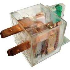 RELE AUXILIAR UNIV.CRISTAL TUNING 4T 12V 40A C/SUP.C/FUSIVEL 40A RESISTOR LED VM