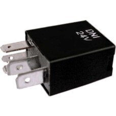 MINI RELE AUXILIAR DE USO GERAL 24V 30 / 20A IVECO / MERCEDES / RENAULT 05 TERMI