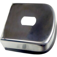 TAMPA P/ ENGATE INOX 85MM ACABAMENTO EM BORRACHA