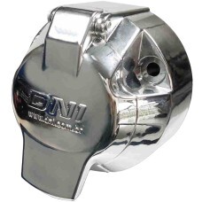 TOMADA ELETRICA P/ ENGATE REDONDA 7 POLOS FEMEA PLASTICO CROMADO 12/24V