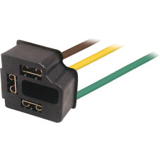 SOQUETE FAROL UNIV CAM ONIB TRATOR BASE NYLON 6.6 TERMINAIS DE LATAO FIO 1,5MM