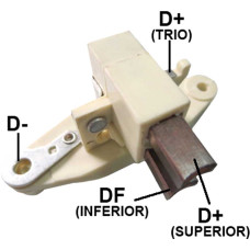 REGULADOR DE VOLTAGEM DO ALTERNADOR BOSCH 14V GM OMEGA SUPREMA/AUDI 100/4000