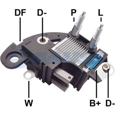 REGULADOR DE VOLTAGEM DO ALTERNADOR MM 14V FORD/LAND ROVER/MAZDA