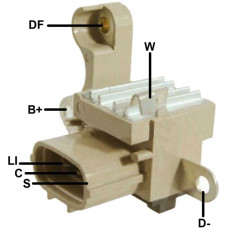 REGULADOR DE VOLTAGEM DO ALTERNADOR DENSO 14V LAND ROVER DISCOVERY/RANGE ROVER