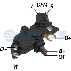 REGULADOR DE VOLTAGEM ALT BB 12V FORD FIESTA/KA/COURIER