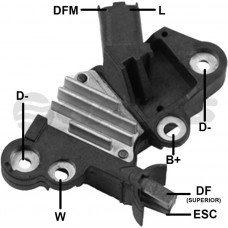 REGULADOR DE VOLTAGEM DO ALTERNADOR BOSCH 14V CITROEN C6 / PEUGEOT 407
