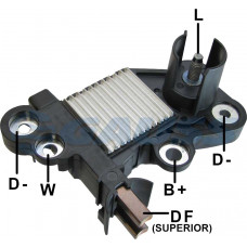 REGULADOR DE VOLTAGEM DO ALTERNADOR BOSCH 14V FIAT UNO/PALIO/STRADA ATE 2010