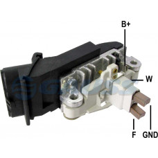 REGULADOR DE VOLTAGEM DO ALTERNADOR BOSCH 28V MAN CAMINHAO