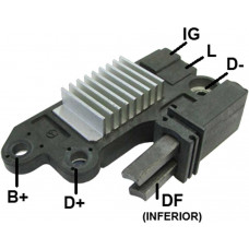 REGULADOR DE VOLTAGEM DO ALTERNADOR Chery 14V CHERY QQ/FACE
