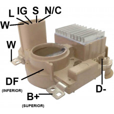 REGULADOR DE VOLTAGEM DO ALTERNADOR MITSUBISHI 28,5V SCANIA SERIE 4/P/G/R/T