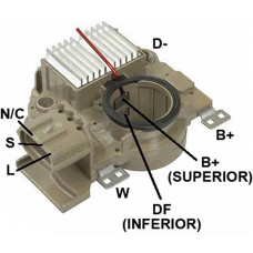 REGULADOR DE VOLTAGEM DO ALTERNADOR MITSUBISHI 14,5V SUBARU