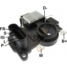 REGULADOR DE VOLTAGEM  ALTERNADOR MITSUBSHI 28V VOLVO SCANIA SERIE PG R T440 5 6