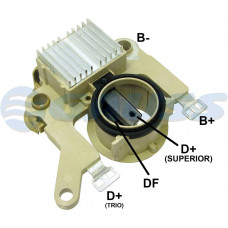 REGULADOR DE VOLTAGEM DO ALTERNADOR MITSUBISHI 14V CITROEN XSARA / PEUGEOT BOXER