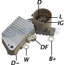 REGULADOR DE VOLTAGEM ALT ND 14V GM IMPORT ISUZU ZMARK GEO SPECTRON