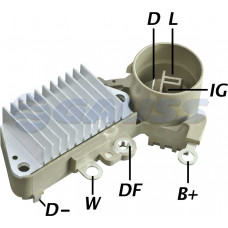 REGULADOR DE VOLTAGEM ALT ND 14V HONDA CIVIC 1.2/3/5 COUPE SWIFT