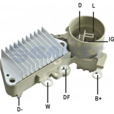 REGULADOR DE VOLTAGEM ALT ND 14V HONDA CIVIC 1.2/3/5 COUPE SUZUKI