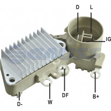 REGULADOR DE VOLTAGEM ALT ND 14V HONDA ACCORD 2.0I CIVIC1.2/3/5 SUZ
