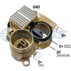 REGULADOR DE VOLTAGEM DO ALTERNADOR MITSUBSHI 14V SUZUKI SWIFT VITARA SIDEKICK