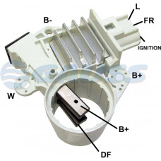 REGULADOR DE VOLTAGEM DO ALTERNADOR FORD 14V FORD / MERCURY