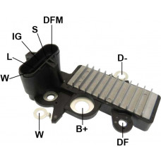 REGULADOR DE VOLTAGEM DO ALTERNADOR DELCO 28V MBB ATEGO AXOR ACCELO ONIBUS