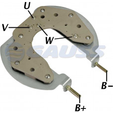 CONJUNTO RETIFICADOR ALT FORD 120A  CARROS CAMINHÃO LEVE