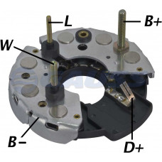 CONJUNTO RETIFICADOR ALT BB 35A MF TRATOR 3640 PERKINS 6358A