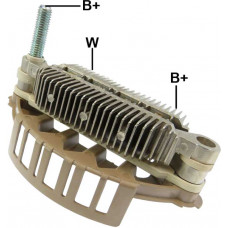 CONJUNTO RETIFICADOR DO ALTERNADOR MITSUBISHI 100A SCANIA SERIE 5 E 6
