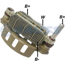 CONJUNTO RETIFICADOR DO ALTERNADOR MITSUBISHI 90A NISSAN SENTRA/TIDA/LIVINA/FRON