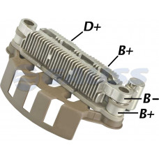 CONJUNTO RETIFICADOR ALT MI 95A MITSUB VAN  DODGE EAGLE CHRYSLE