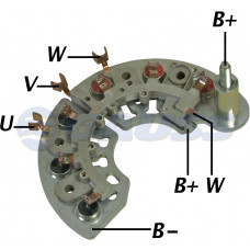 CONJUNTO RETIFICADOR ALT DR 120A CHEVROLET GMC